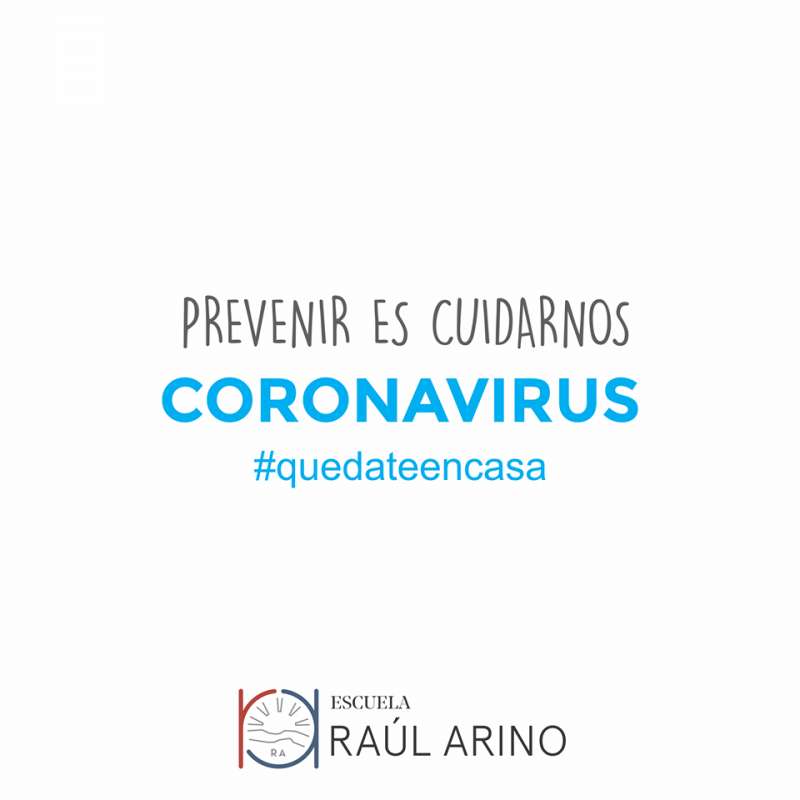 Coronavirus. Modalidad de actividades a distancia